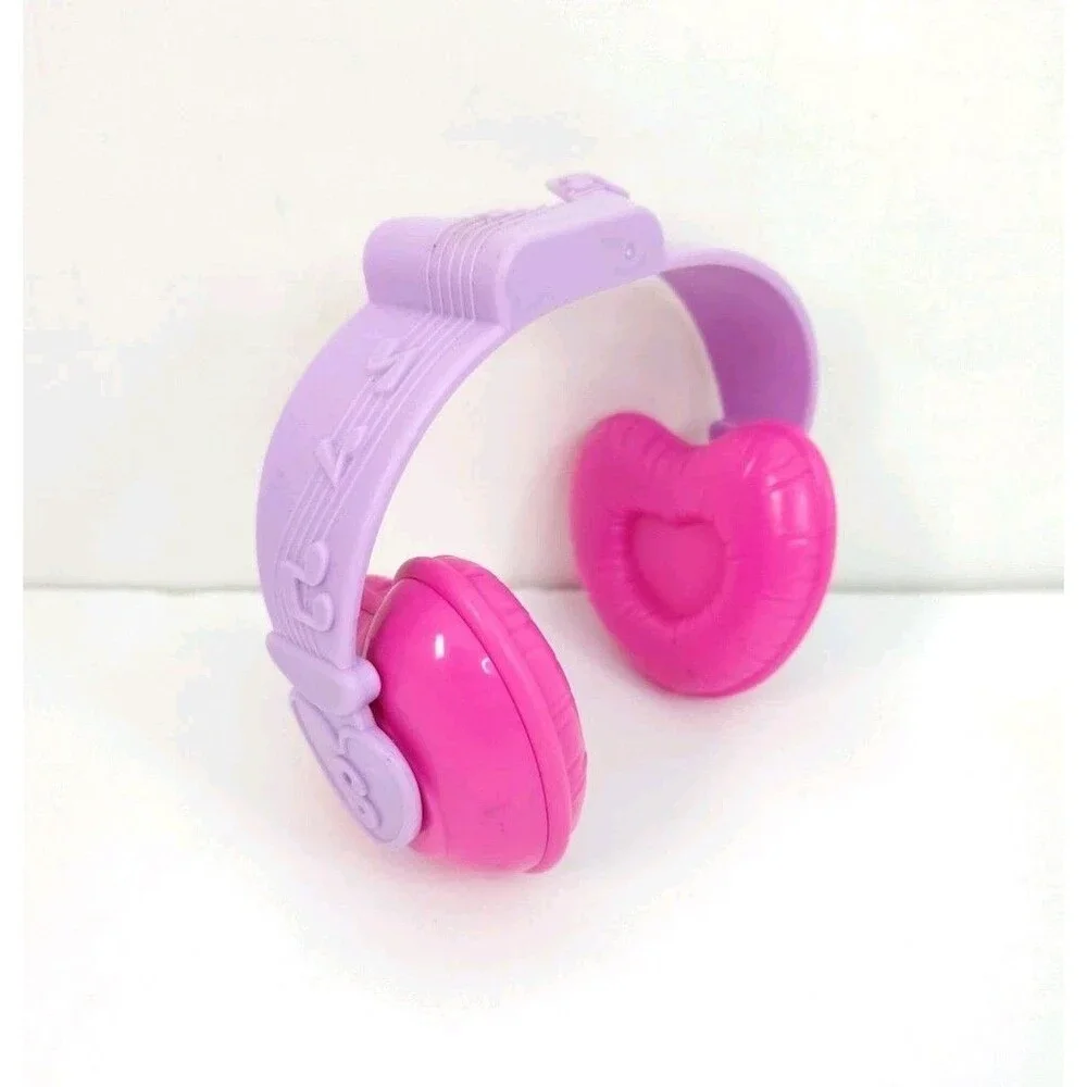 Shopkins Super Mall Headphones Replacement Parts Pink Hearts